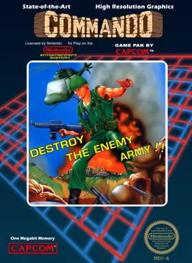 Commando (USA) box cover front